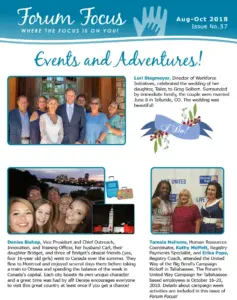 Forum Focus August-October 2018 - Issue No. 57-1
