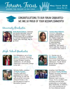 Forum Focus May-June 2018 – Issue No. 55-1