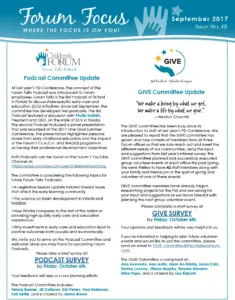 Forum Focus September 2017 – Issue No. 48-1